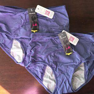 2 Yoki Period Panties/Briefs Sz XS(4) NWT